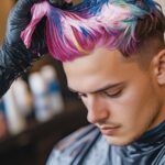 Haare färben und kreative Typenberatung für Ihn mit Trendigen Frisuren und Farben bis hin zur Abdeckung von grauem Haar im Friseursalon am Gutshof in Lauchhammer